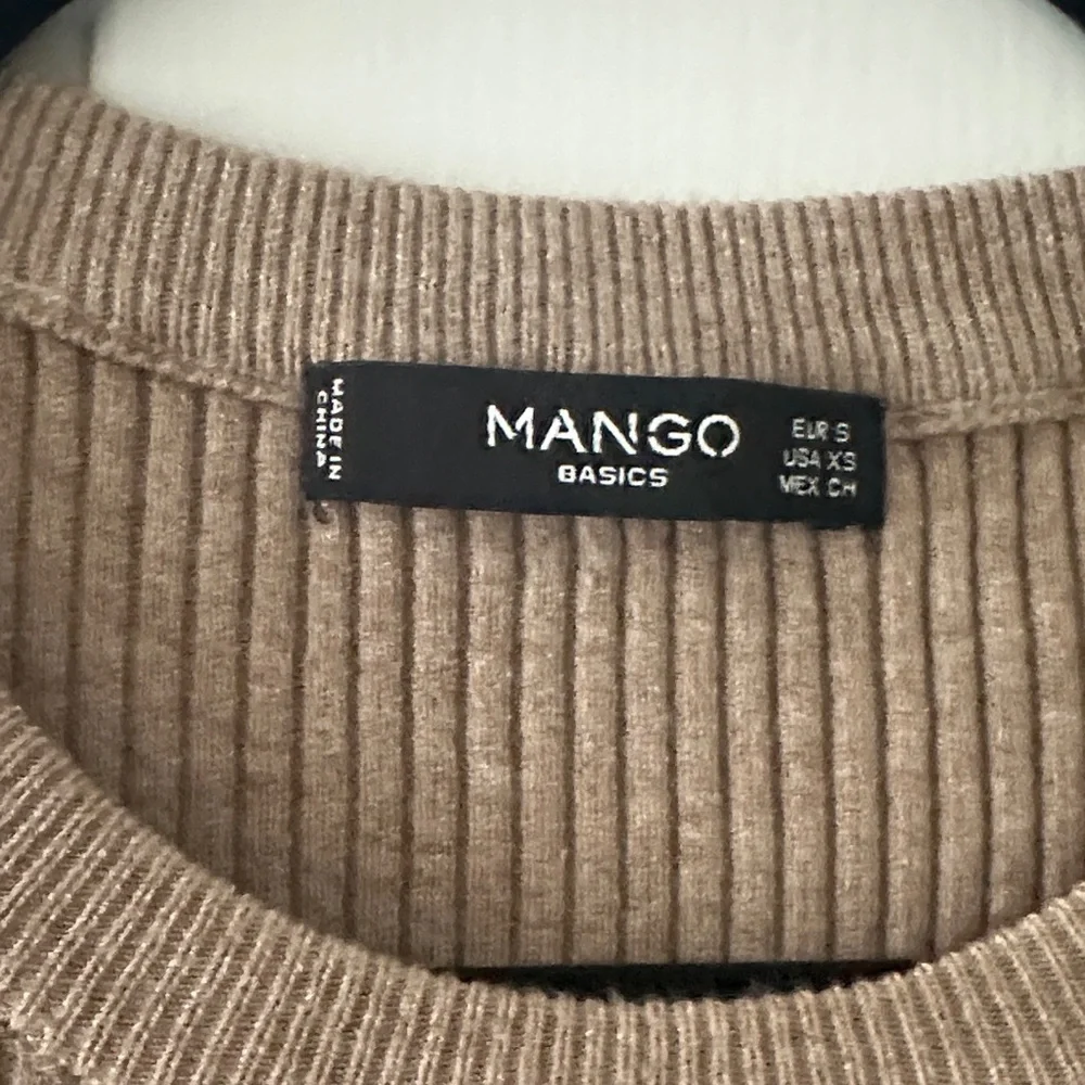 Mango Tan Ribbed Knit Dress - Picture 2 of 4